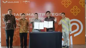 MPMRent Perkuat Armada Listrik dengan Pembelian 50 Unit Wuling New BinguoEV Lite
