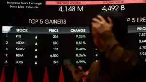 Saham Tahan Banting Saat IHSG Anjlok, Tiga Saham Naik Mentok ARA