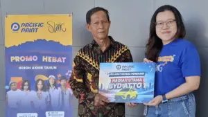 Pacific Paint Serahkan Mobil BYD ATTO 1 untuk Pemenang Program HEBAT Slank