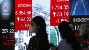 IHSG Melemah 0,25% Meski 5 Saham Melonjak Hingga 33%