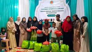 Pegadaian Pondok Aren Pastikan Bantuan Tepat Sasaran Dalam Santunan Milad Sahabat Berbagi Tangsel