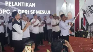 Kaesang Hadir Saat Pelantikan Pengurus PSI Mesuji, Targetkan Kursi Legislatif Per Dapil
