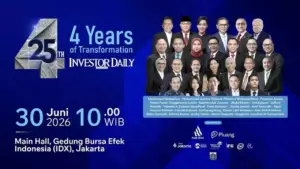 Investor Daily Gelar “4 Years of Transformation” Tandai Perjalanan 25 Tahun